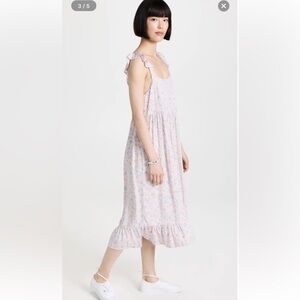 Sokee Collective  Women’s Floral Ruffle Midi Dress XL Summer Dress